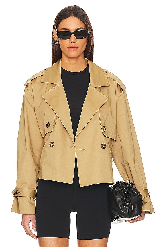 The Cropped Charles Trench Coat