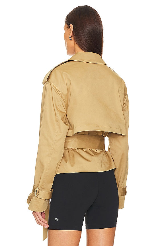 The Cropped Charles Trench Coat