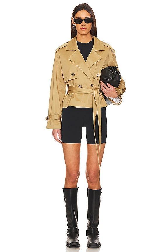 The Cropped Charles Trench Coat