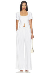 The Mayfair Linen Top
