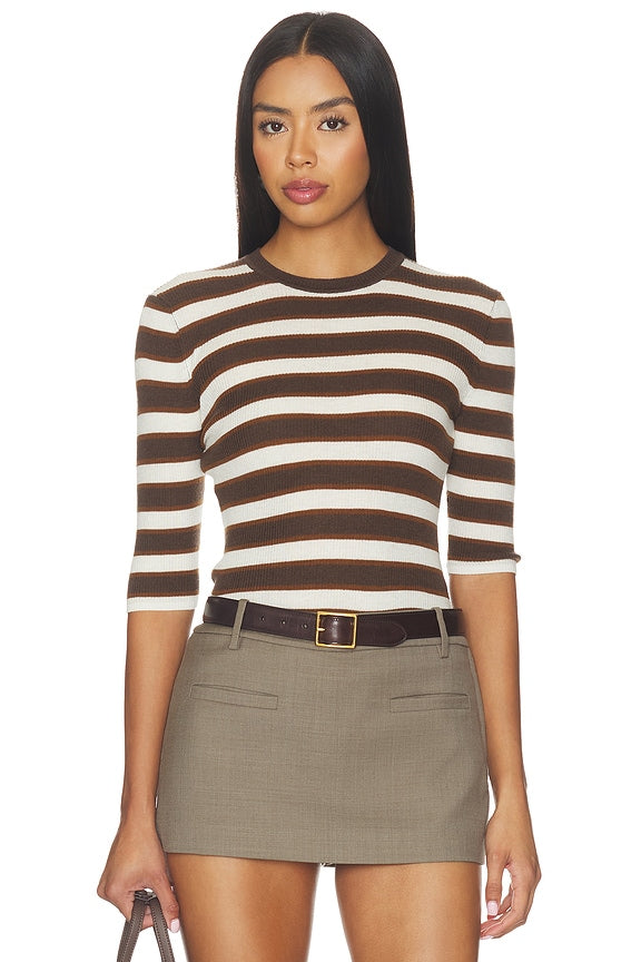 The Amelia Crewneck Top