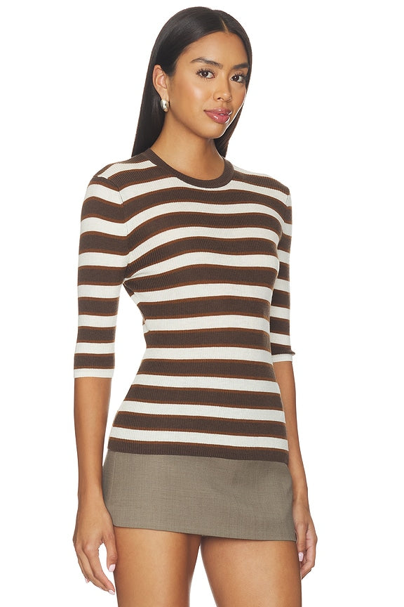 The Amelia Crewneck Top