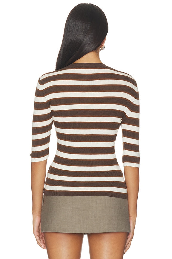 The Amelia Crewneck Top