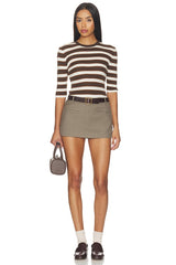 The Amelia Crewneck Top