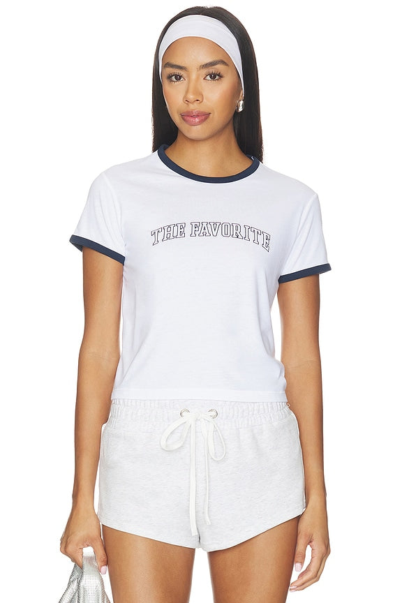 The Cropped Favorite Ringer Tee