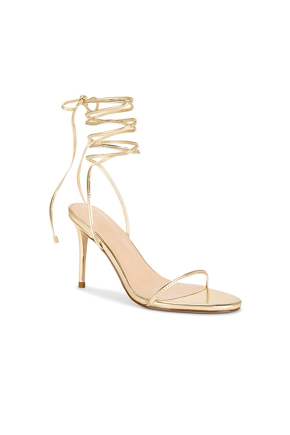x REVOLVE 3.0 Barely There Lace Up Heel