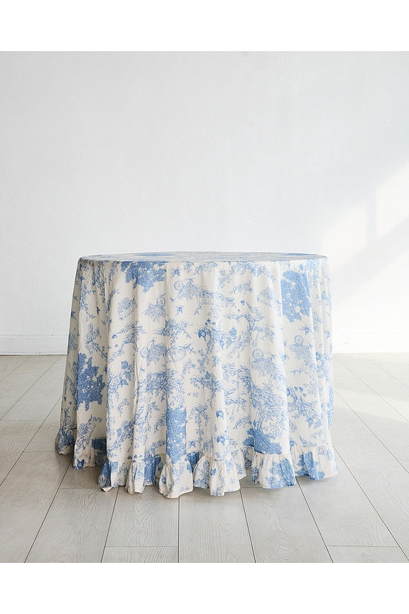 Toile Round Tablecloth