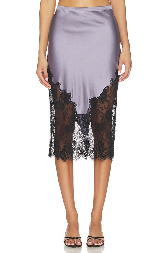 Juliet Lace And Silk Skirt