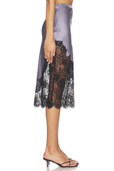 Juliet Lace And Silk Skirt