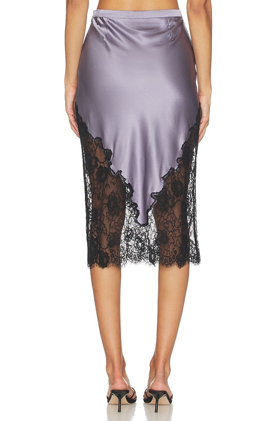 Juliet Lace And Silk Skirt