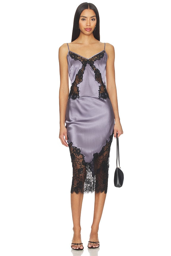 Juliet Lace And Silk Skirt