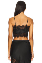 Silk And Lace Bandeau Top
