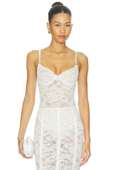 Le Stretch Lace Bodysuit