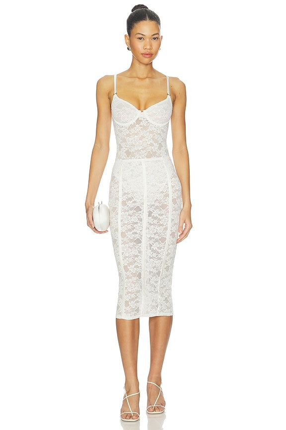 Le Stretch Lace Bodysuit