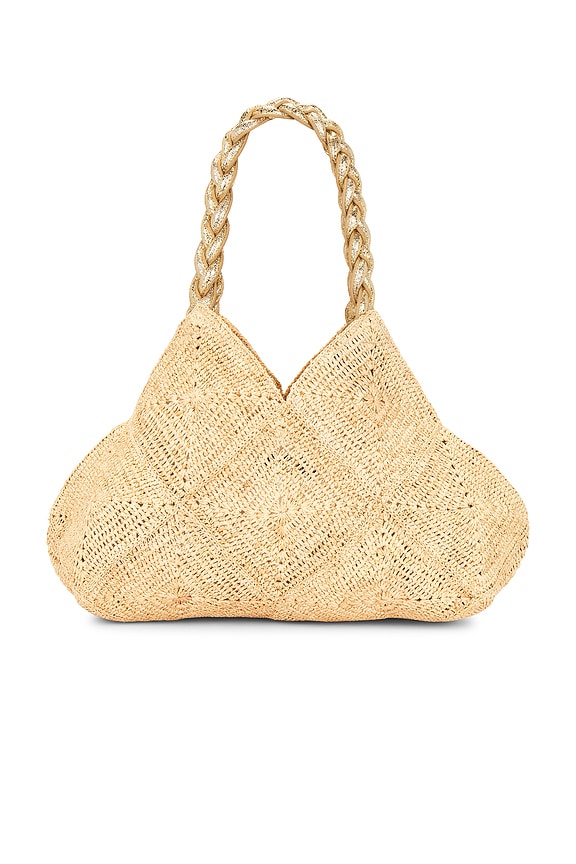 Foggia Crochet Raffia And Leather Tote Bag