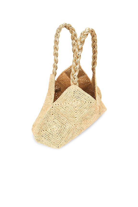 Foggia Crochet Raffia And Leather Tote Bag
