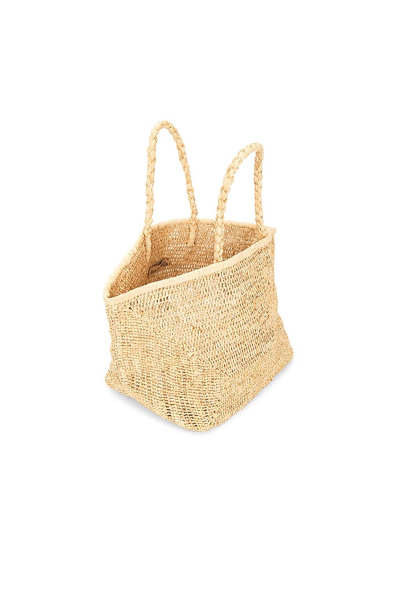 Vallejo Lux Crochet Raffia Tote