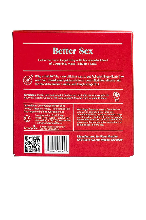 Sex, Plz CBD Patch 4 Count