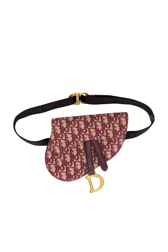 Dior Trotter Oblique Saddle Belt Bag