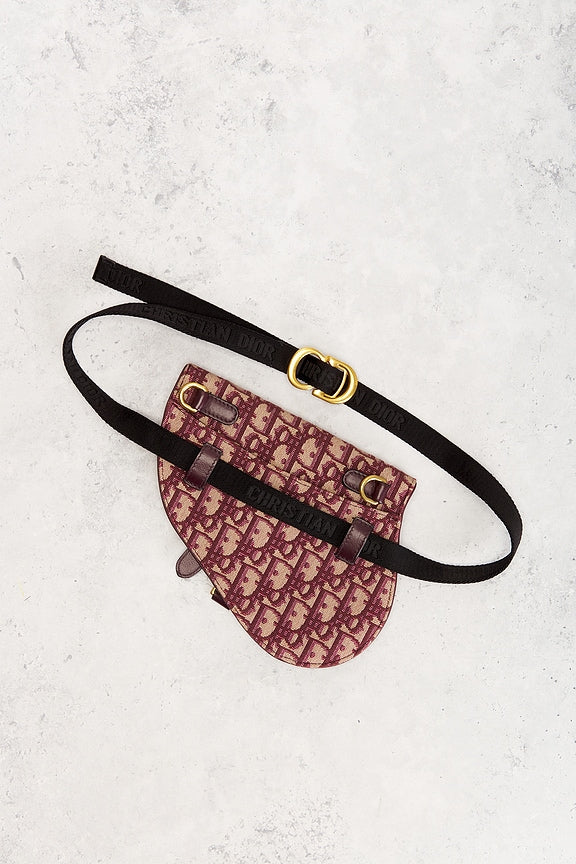 Dior Trotter Oblique Saddle Belt Bag