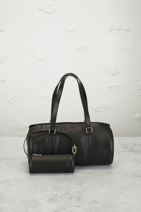 Louis Vuitton Epi Soufflot Handbag &amp; Mini Set