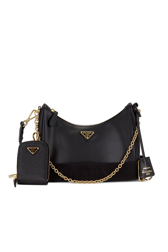 Prada Saffiano Re-Edition 2005 Shoulder Bag
