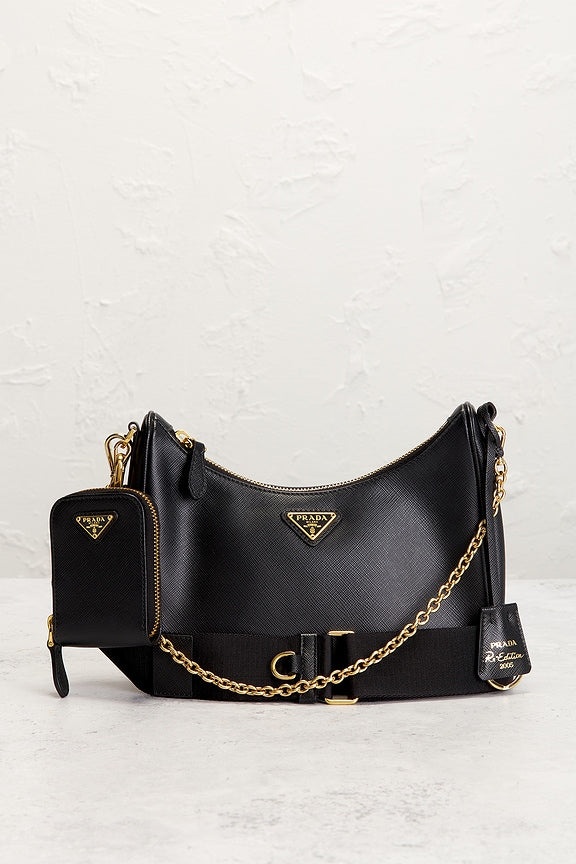 Prada Saffiano Re-Edition 2005 Shoulder Bag
