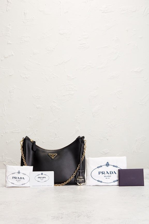 Prada Saffiano Re-Edition 2005 Shoulder Bag