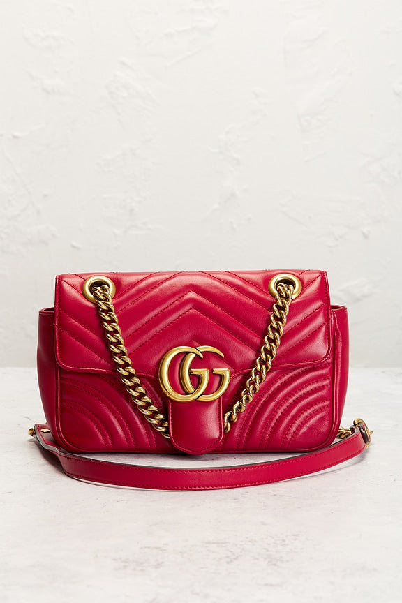 Gucci Mini GG Marmont Shoulder Bag