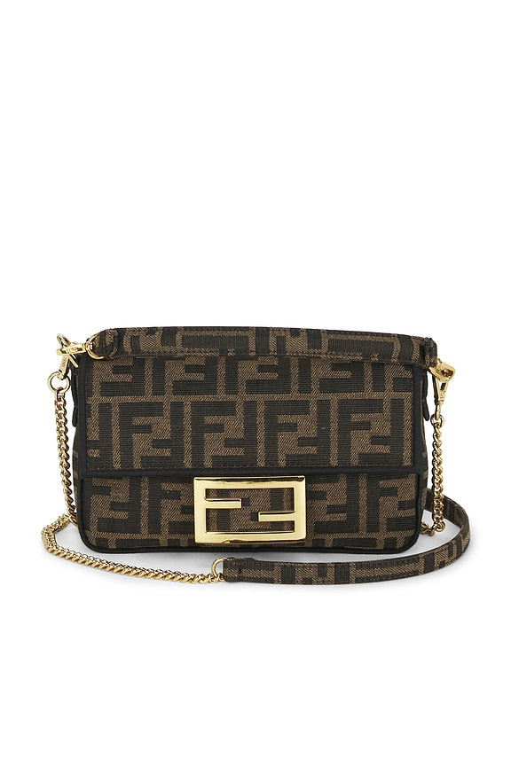 Fendi Mini FF 1974 Baguette Shoulder Bag