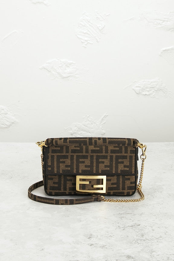 Fendi Mini FF 1974 Baguette Shoulder Bag