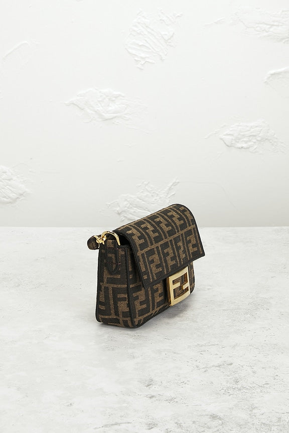 Fendi Mini FF 1974 Baguette Shoulder Bag