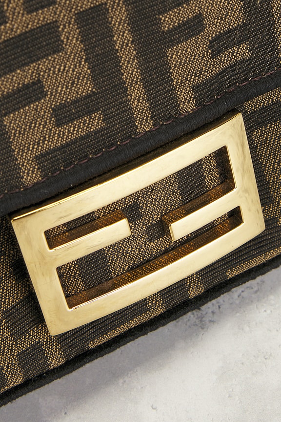 Fendi Mini FF 1974 Baguette Shoulder Bag