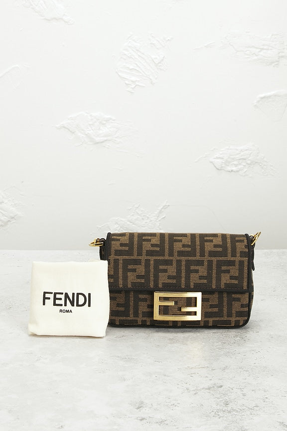 Fendi Mini FF 1974 Baguette Shoulder Bag