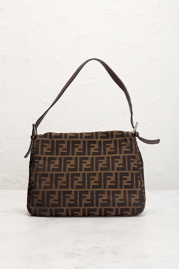 Fendi Zucca Mama Forever Baguette Shoulder Bag