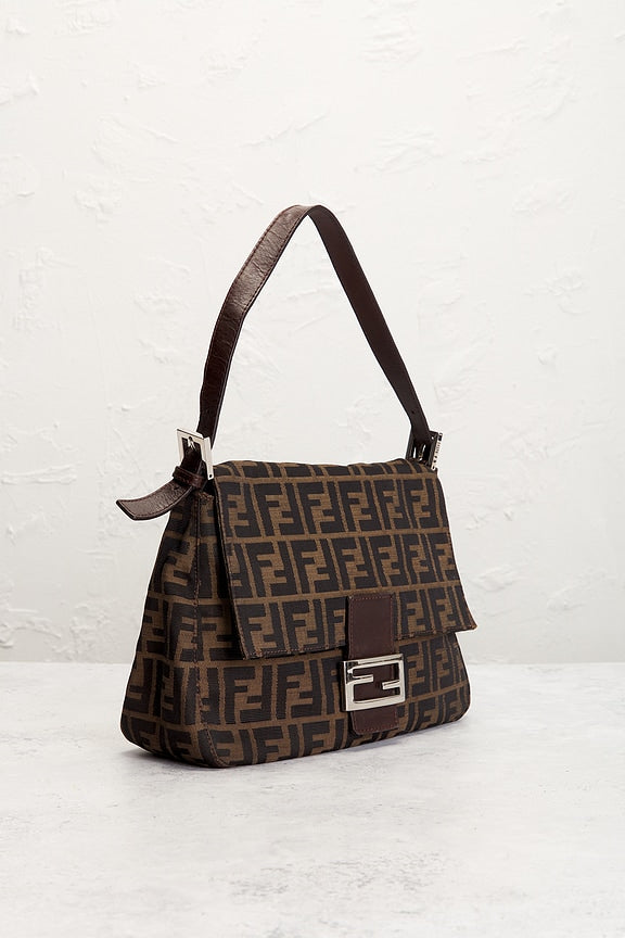 Fendi Zucca Mama Forever Baguette Shoulder Bag