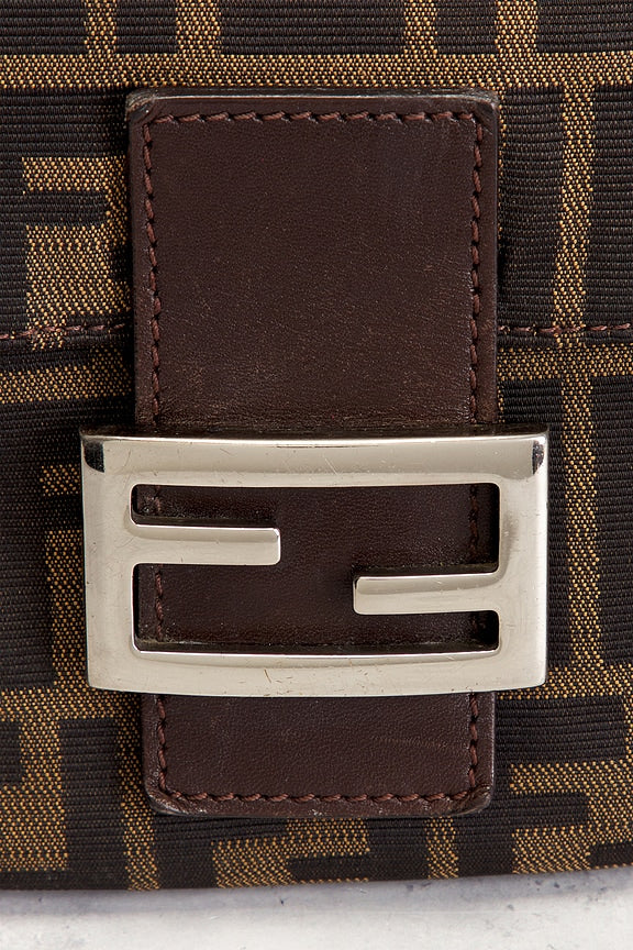 Fendi Zucca Mama Forever Baguette Shoulder Bag