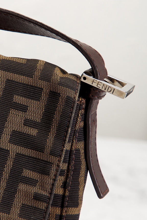 Fendi Zucca Mama Forever Baguette Shoulder Bag