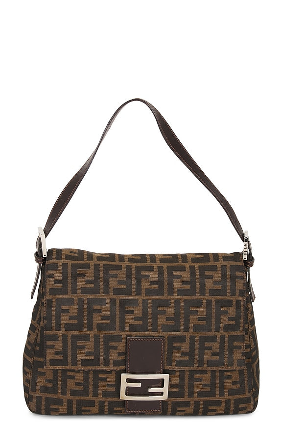 Fendi Zucca Mama Forever Baguette Shoulder Bag