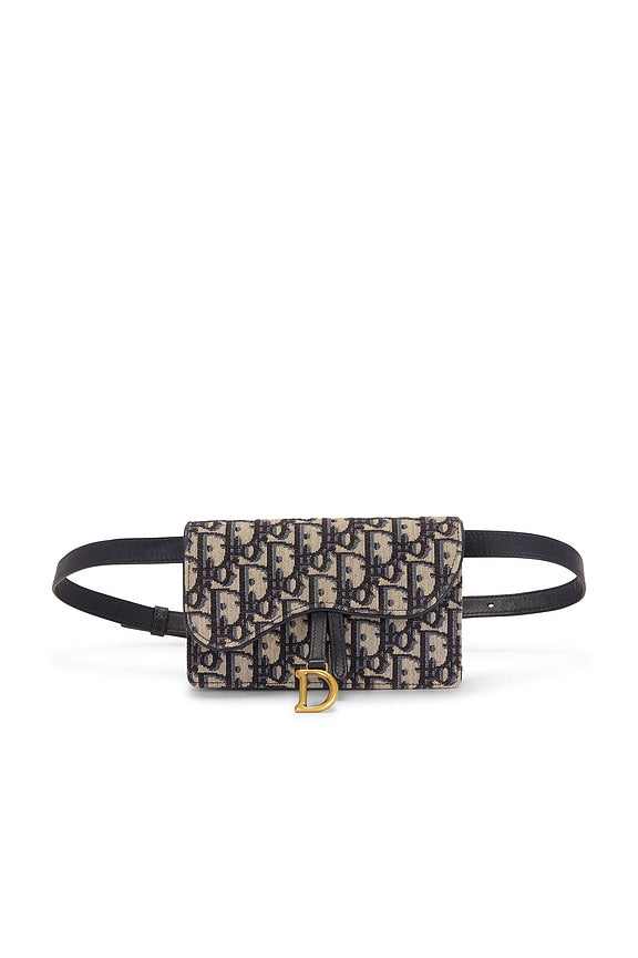 Dior Oblique Saddle Belt Bag