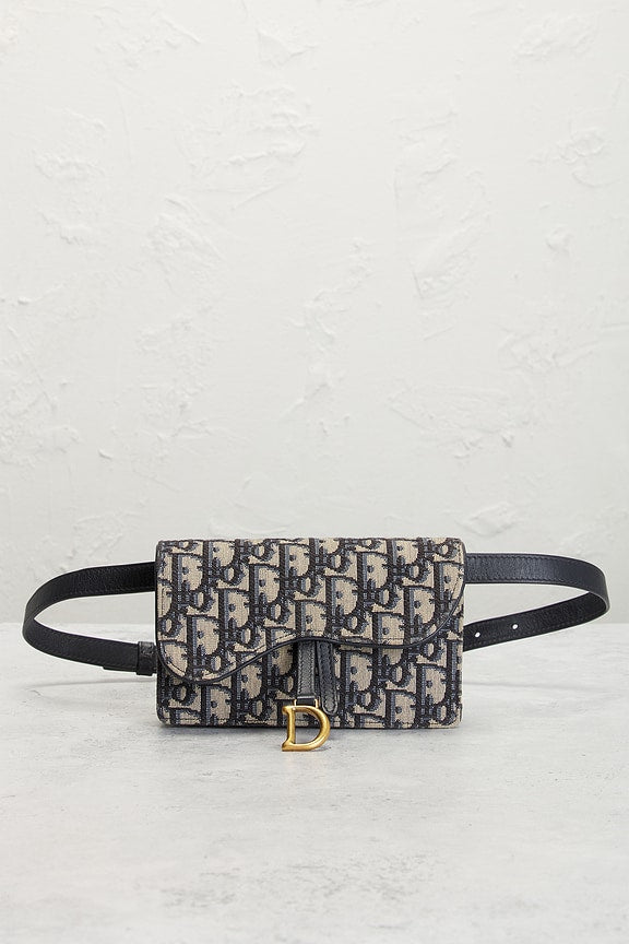 Dior Oblique Saddle Belt Bag