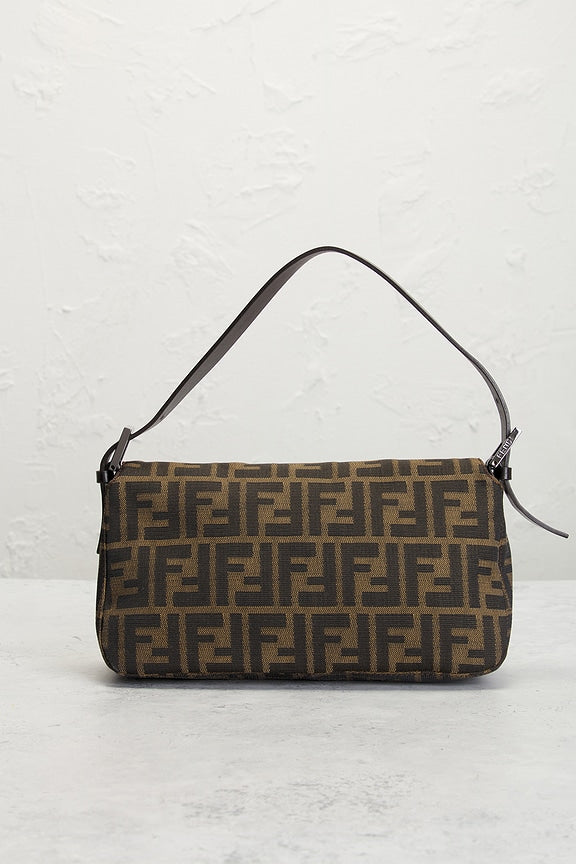 Fendi Zucca Baguette Shoulder Bag