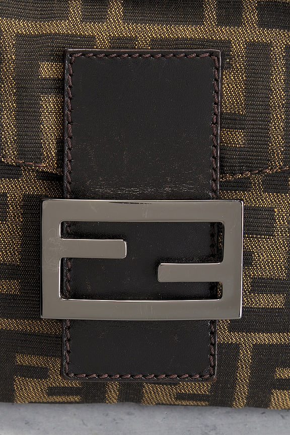 Fendi Zucca Baguette Shoulder Bag
