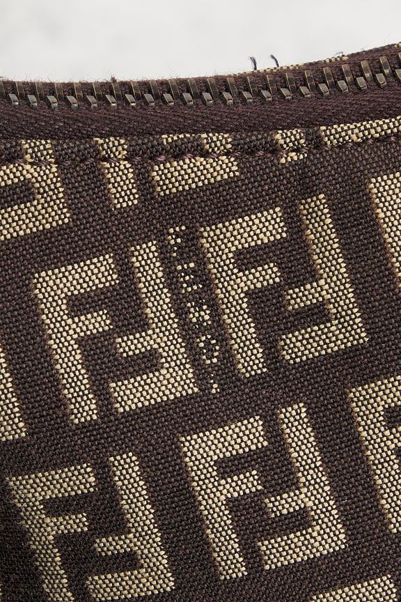 Fendi Zucchino Oyster Shoulder Bag