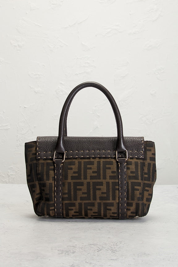 Fendi Zucca Linda Handbag