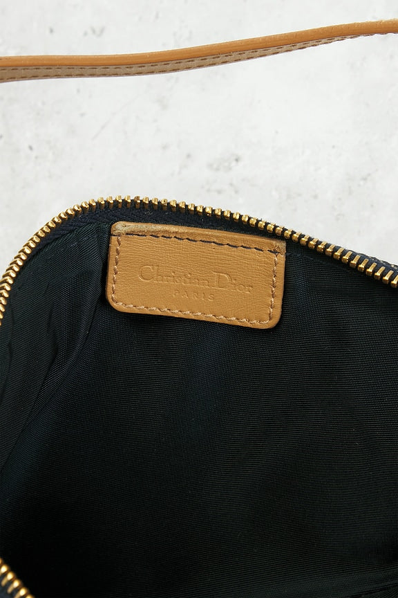 Dior Denim Pochette Saddle Bag