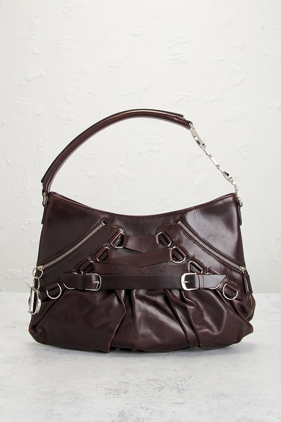 Dior Ballet Corset Shoulder Bag in Black