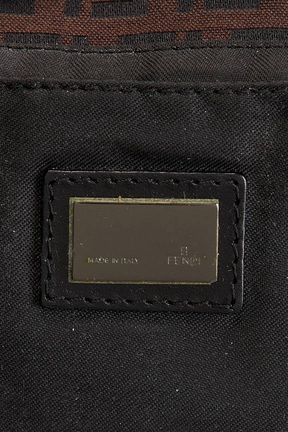 Fendi Zucchino Baguette Shoulder Bag