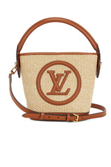 Louis Vuitton Raffia Petite Bucket NM Bag