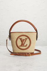 Louis Vuitton Raffia Petite Bucket NM Bag